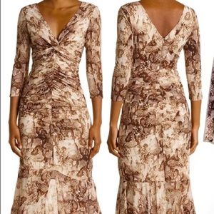 Guess Snake Print Midi Dress